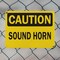 Signmission Sound Horn Caution Sign, Plastic, 10in W x 7in L, 2PK OS-2PACK-CS-P-710-L-19234 - alternate 7